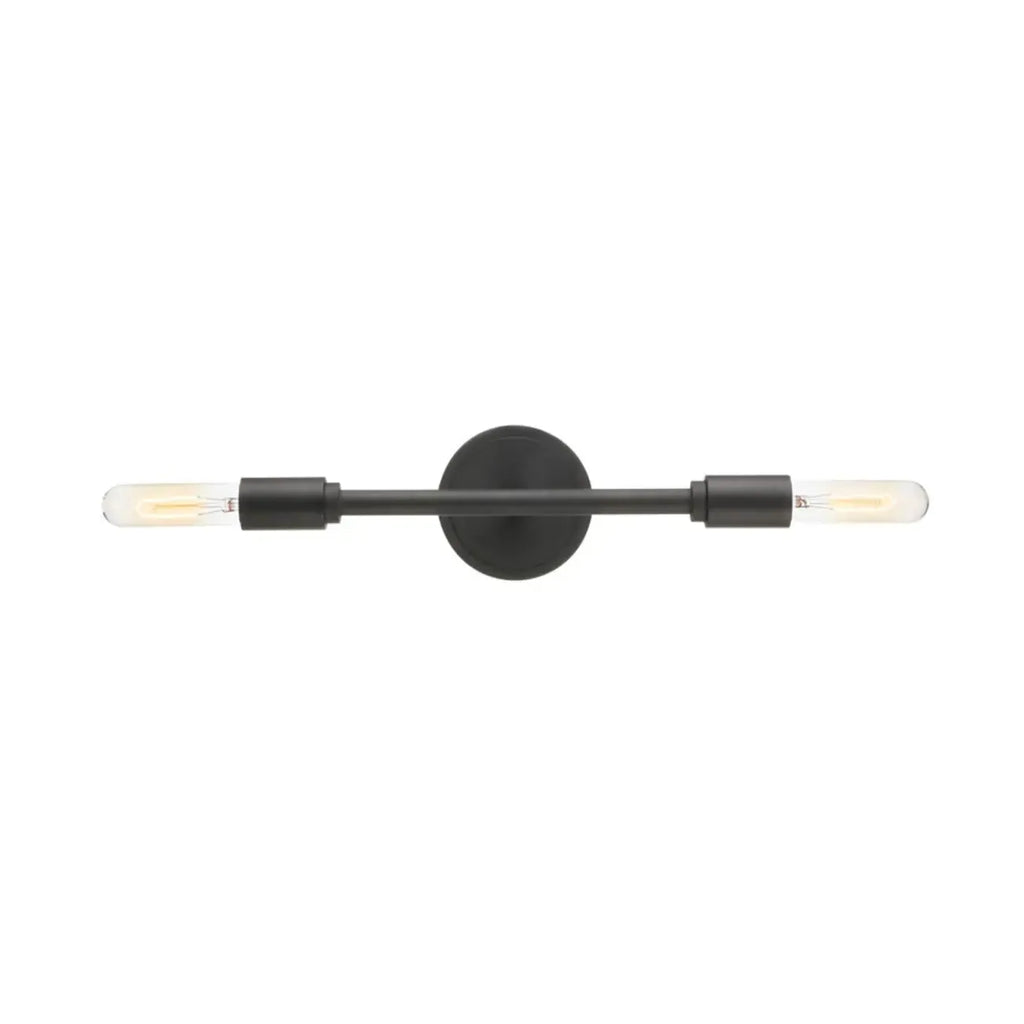 Industrial Black Metal 4-Light Cylinder Vanity Lights