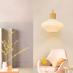 Modern Mini Wall Sconce with Glass Shade for Living Room