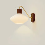 Modern Mini Wall Sconce with Glass Shade for Living Room