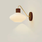Modern Mini Wall Sconce with Glass Shade for Living Room