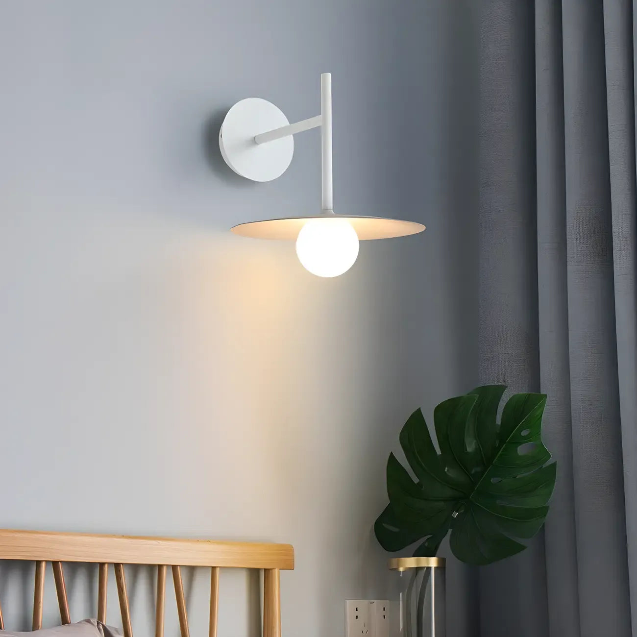 Industrial Metal Black G9 Wall Sconce for Living Room Lighting