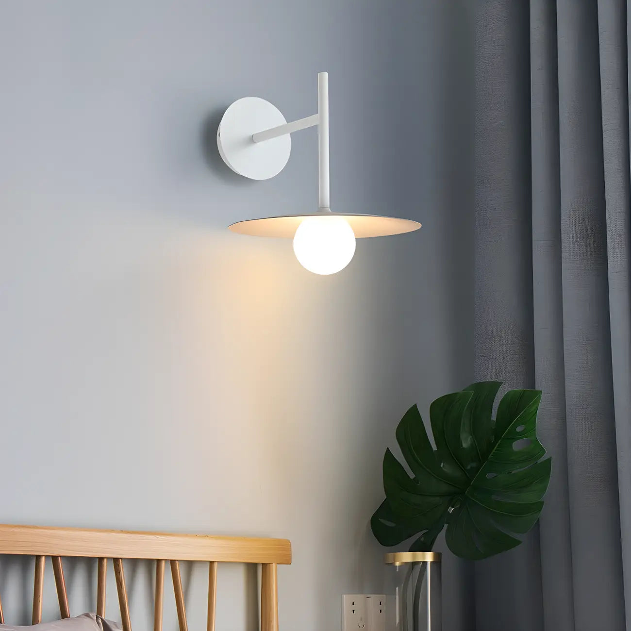 Industrial Metal Black G9 Wall Sconce for Living Room Lighting