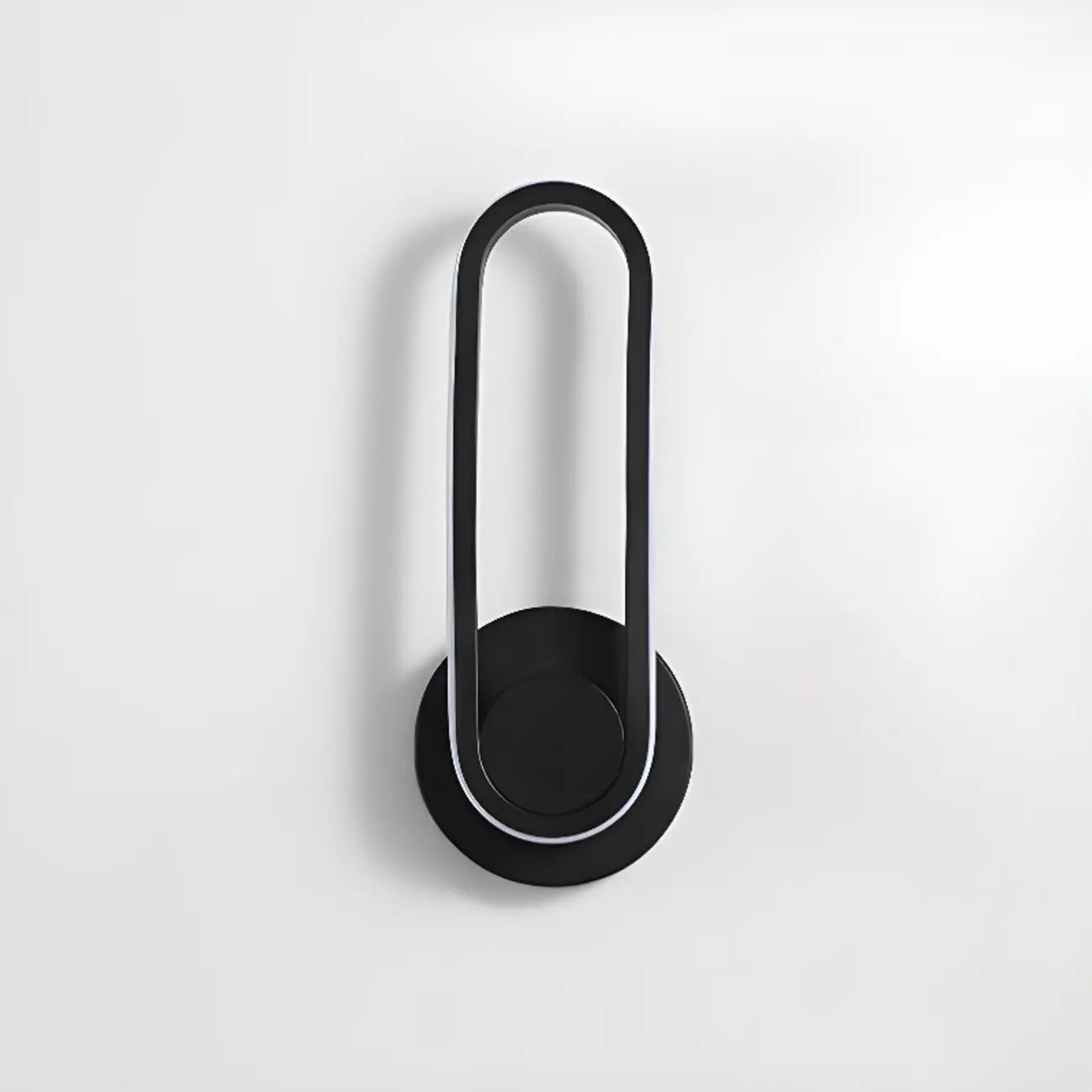 Minimalist LED Wall Sconce with Metal Finish for Bedroom