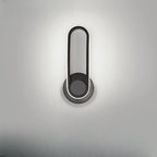 Minimalist LED Wall Sconce with Metal Finish for Bedroom