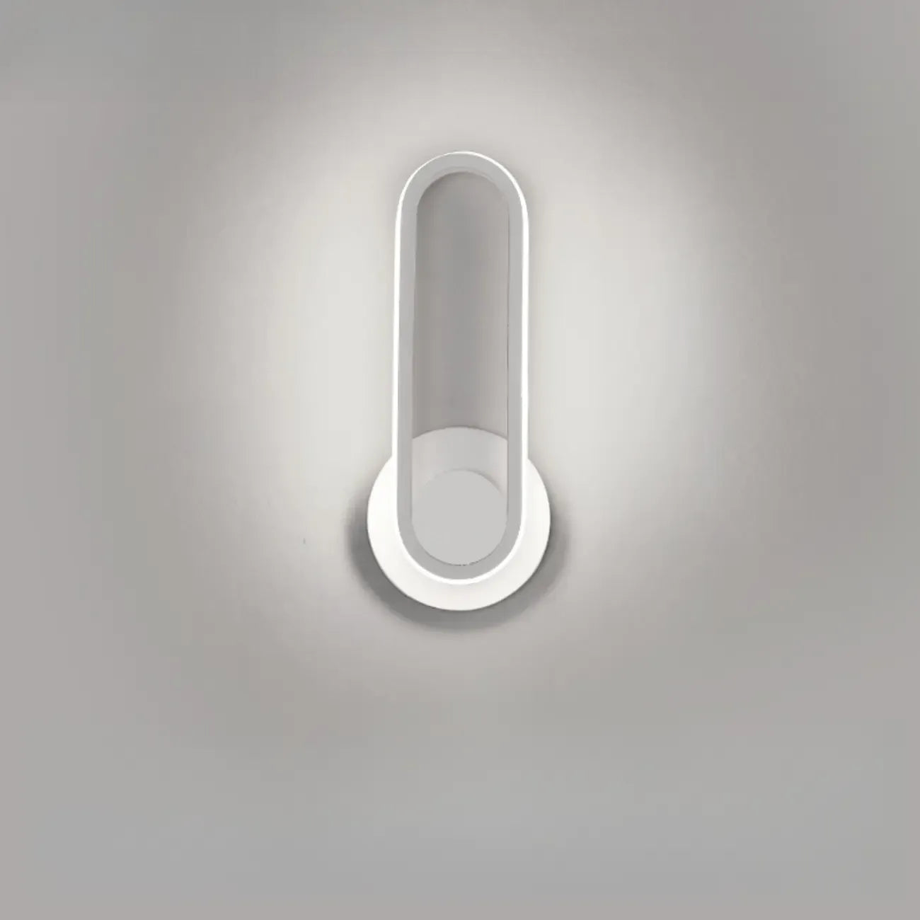 Minimalist LED Wall Sconce with Metal Finish for Bedroom