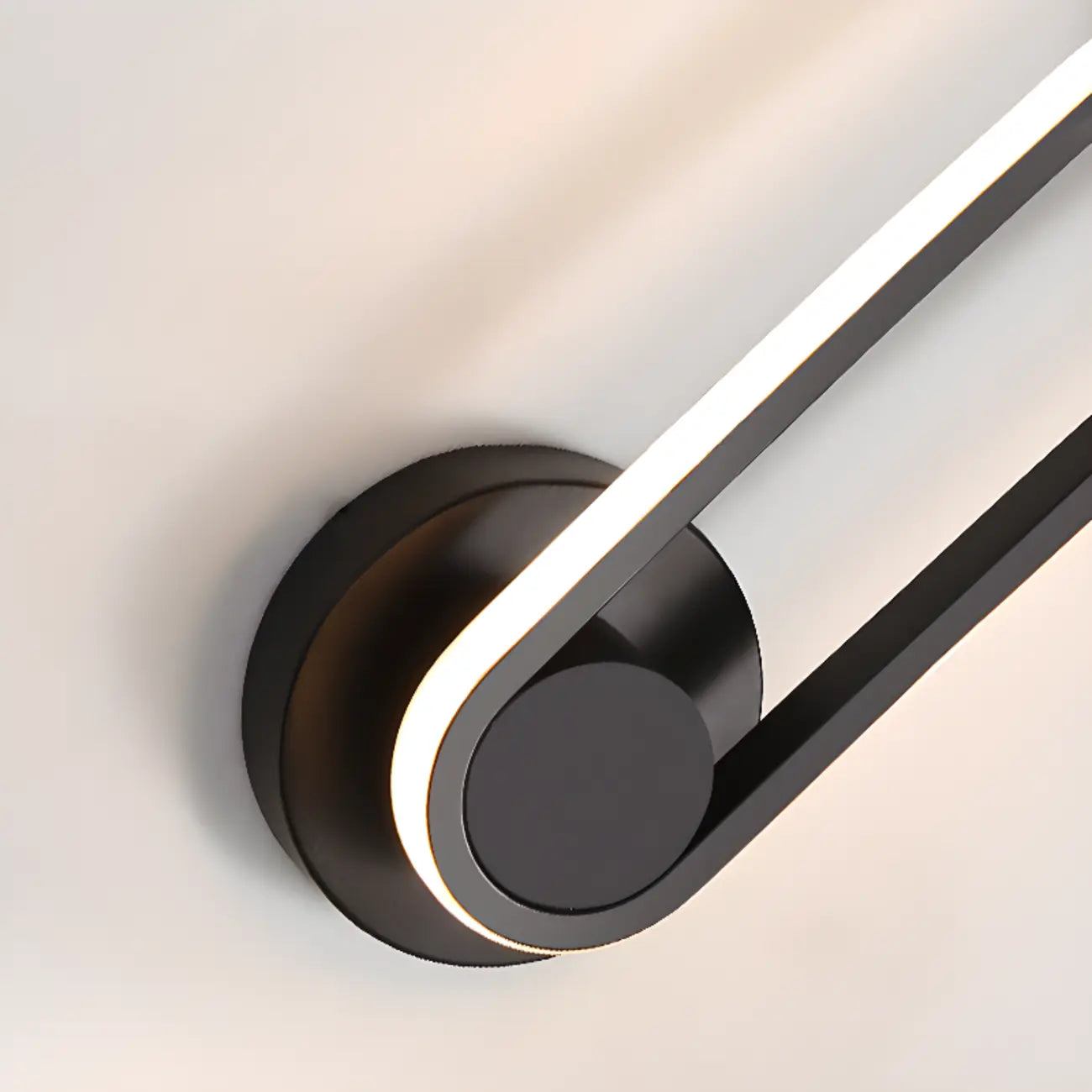 Minimalist LED Wall Sconce with Metal Finish for Bedroom