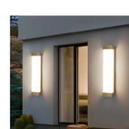 Modern Metal Rectangle Outdoor LED Wall Light