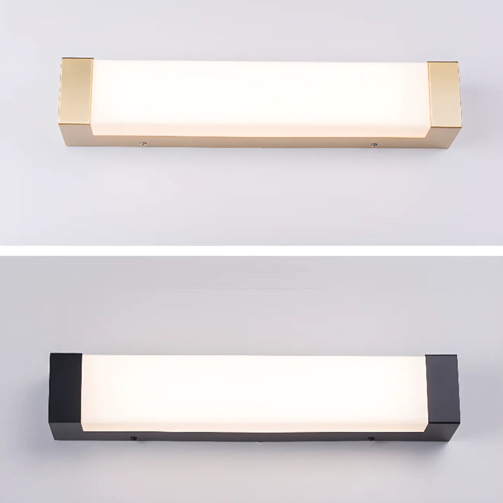 Modern Metal Rectangle Outdoor LED Wall Light