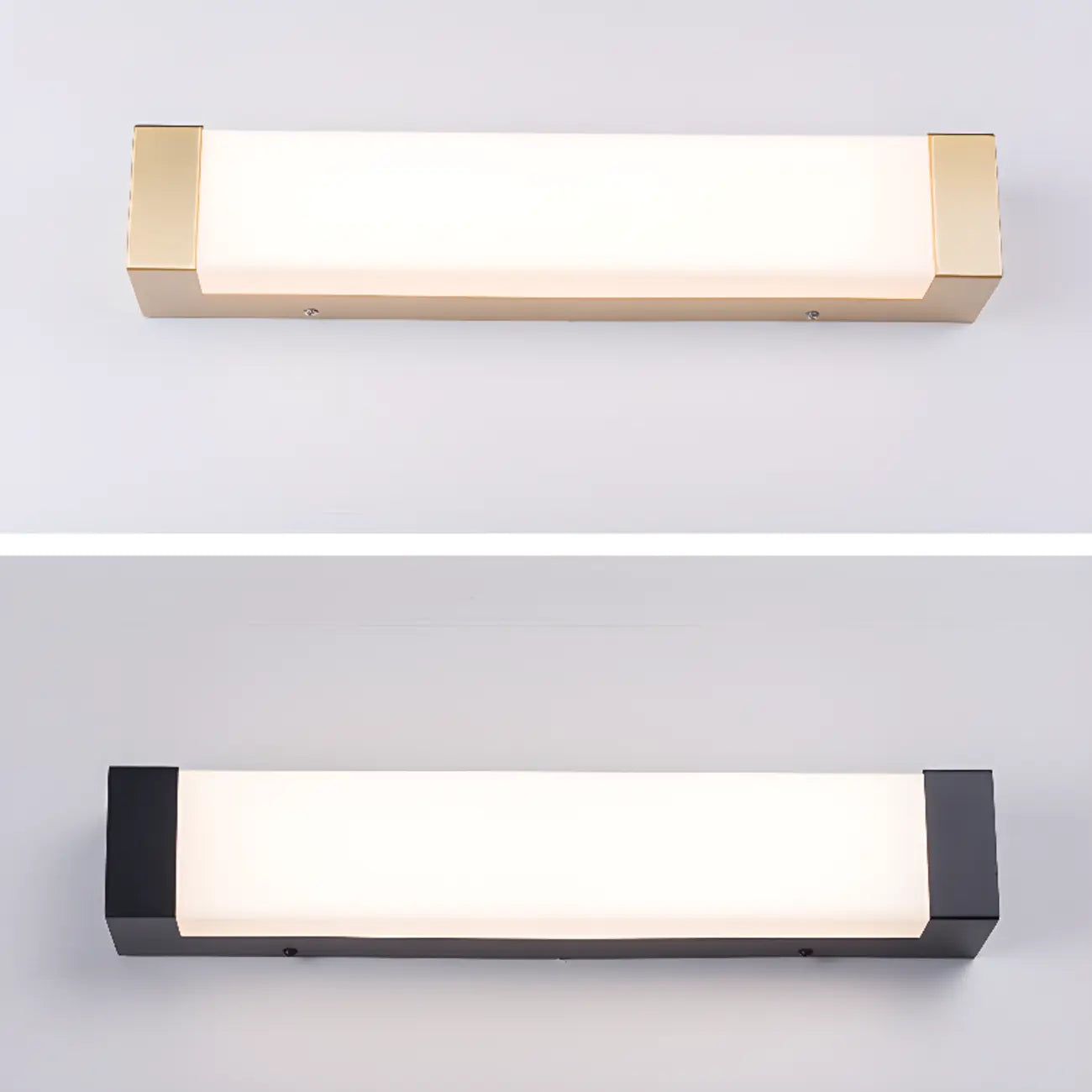 Modern Metal Rectangle Outdoor LED Wall Light