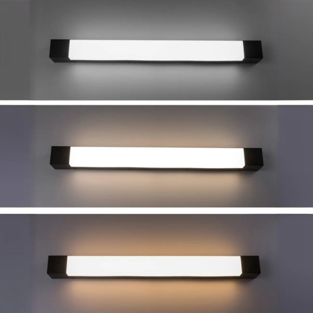 Modern Metal Rectangle Outdoor LED Wall Light