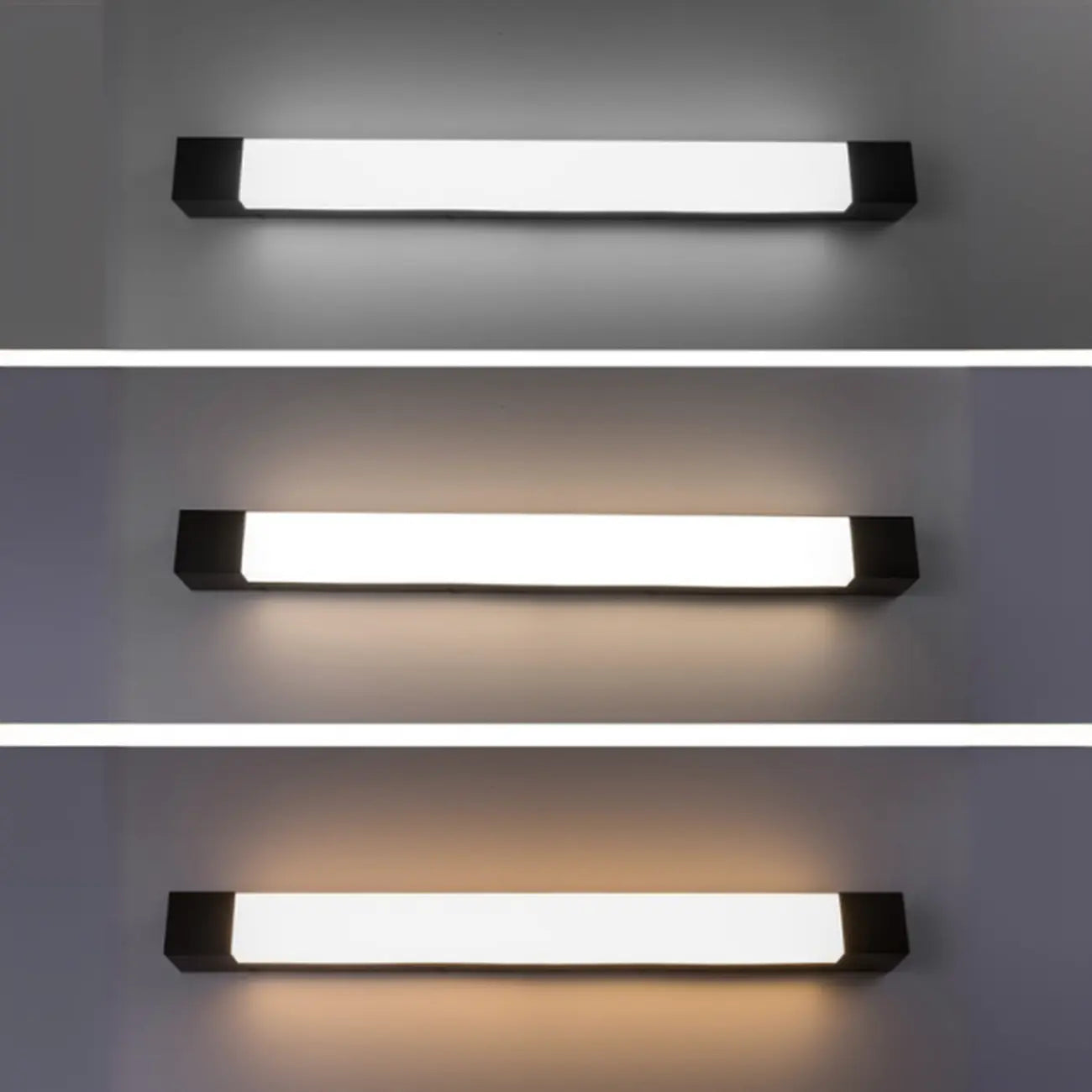 Modern Metal Rectangle Outdoor LED Wall Light