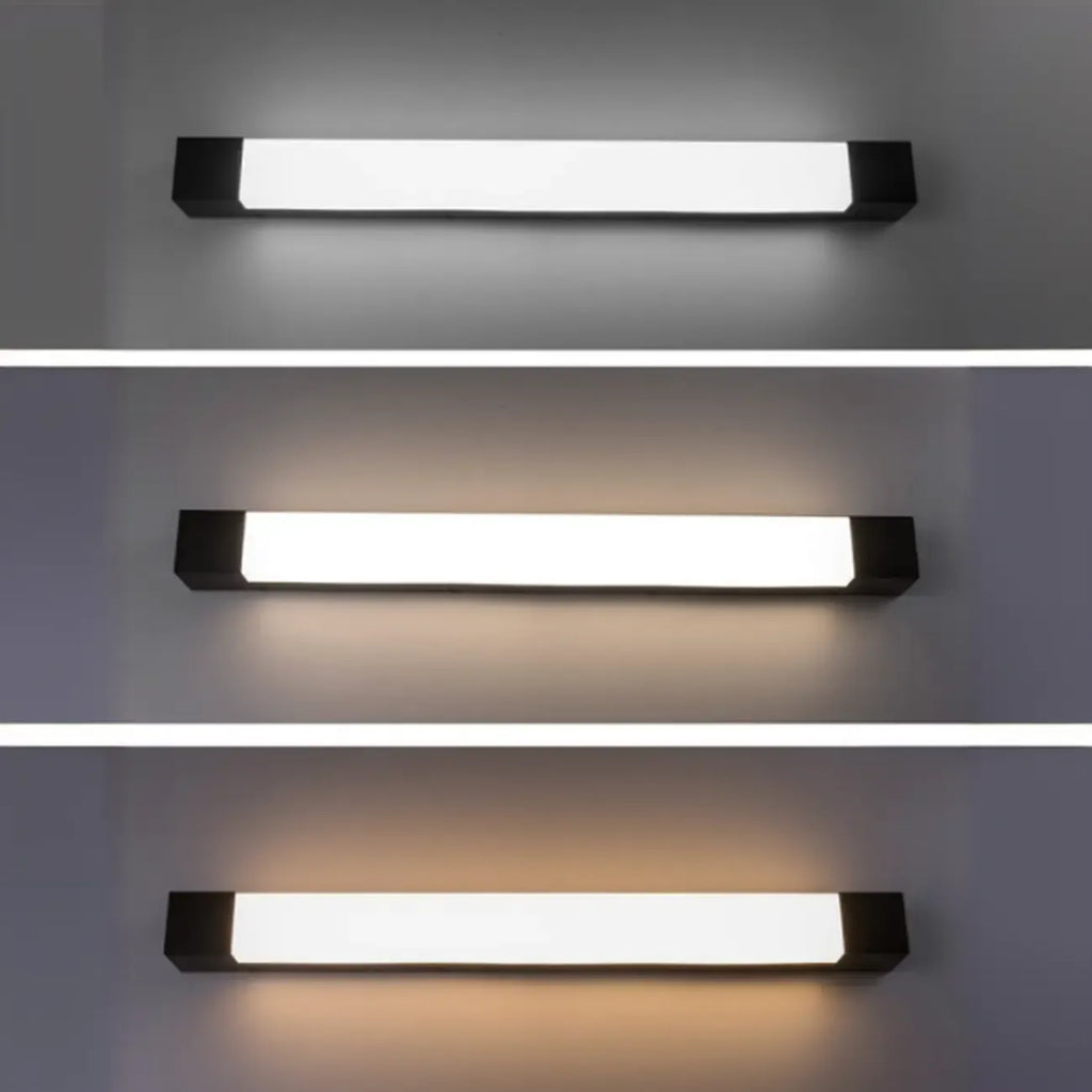 Modern Metal Rectangle Outdoor LED Wall Light