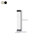Modern Metal Rectangle Outdoor LED Wall Light