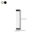 Modern Metal Rectangle Outdoor LED Wall Light