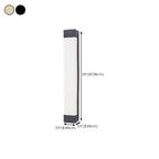 Modern Metal Rectangle Outdoor LED Wall Light