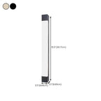 Modern Metal Rectangle Outdoor LED Wall Light