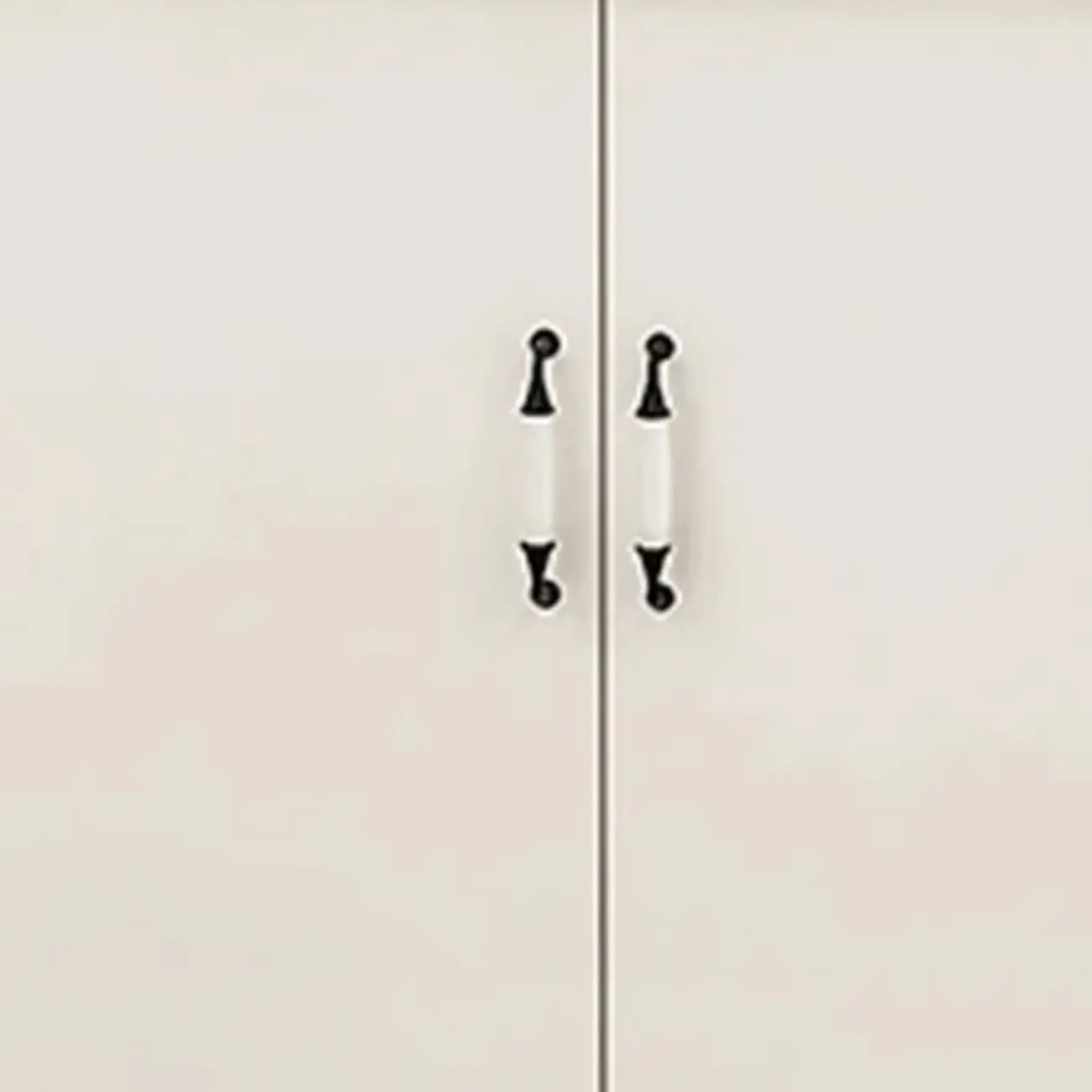 Modern White Manufactured Wood Storage Corner Cabinet