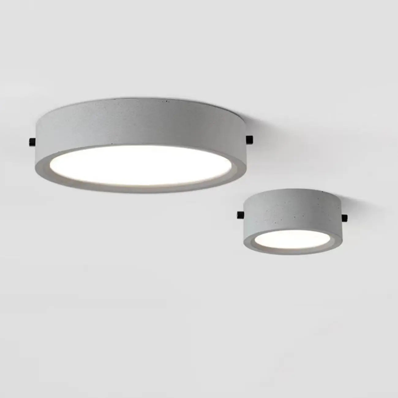 2.5 Circle Warm Flush Mount Ceiling Light for Living Room Decor
