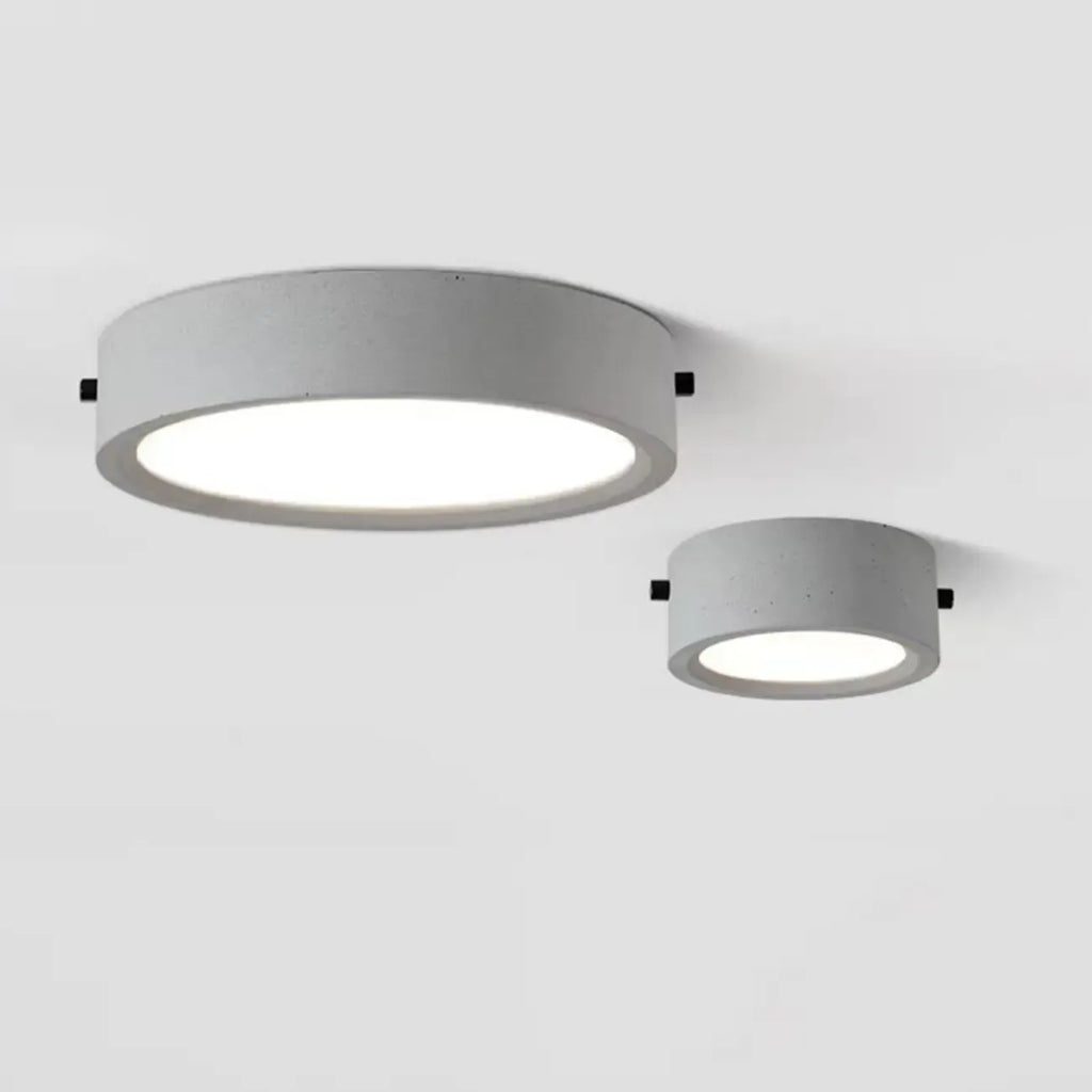 2.5 Circle Warm Flush Mount Ceiling Light for Living Room Decor