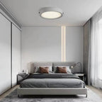 2.5 Circle Warm Flush Mount Ceiling Light for Living Room Decor