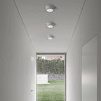 2.5 Circle Warm Flush Mount Ceiling Light for Living Room Decor