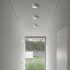 2.5 Circle Warm Flush Mount Ceiling Light for Living Room Decor