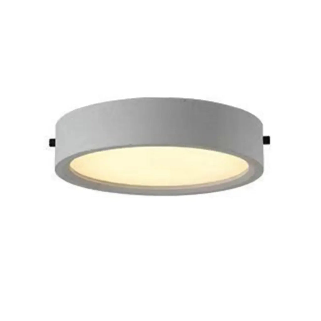 2.5 Circle Warm Flush Mount Ceiling Light for Living Room Decor