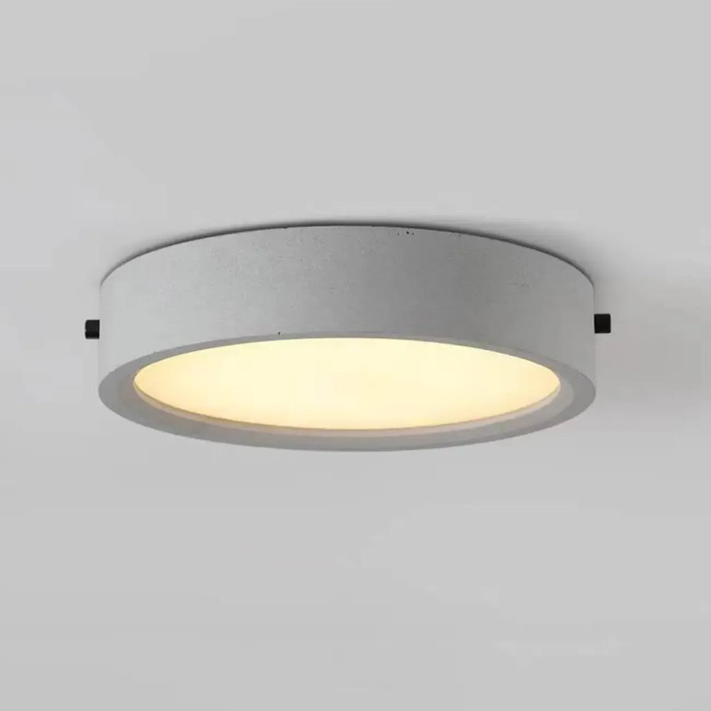 2.5 Circle Warm Flush Mount Ceiling Light for Living Room Decor