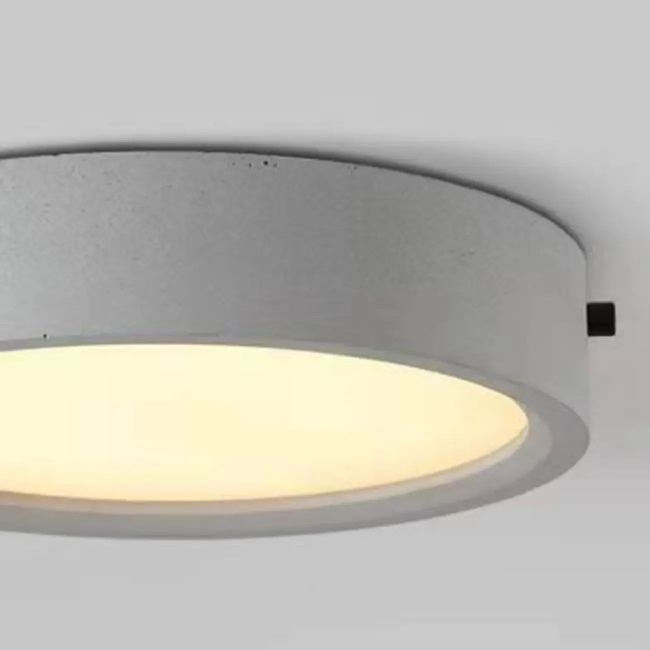 2.5 Circle Warm Flush Mount Ceiling Light for Living Room Decor