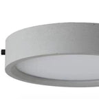 2.5 Circle Warm Flush Mount Ceiling Light for Living Room Decor