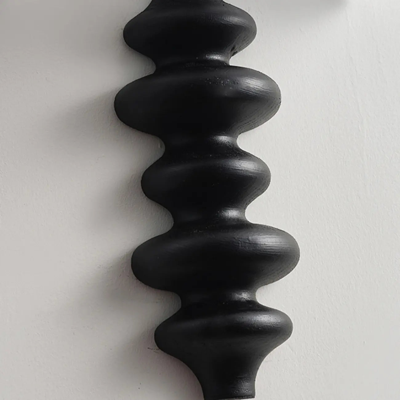 21H Modern Geometric Wooden Wall Sconce with Fabric Shade