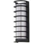 Modern Metal Black Round Tube LED Outdoor Wall Light