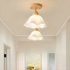 5 to 9 Inch Natural Finish Ceiling Light for Home Decor