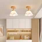 5 to 9 Inch Natural Finish Ceiling Light for Home Decor