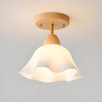 5 to 9 Inch Natural Finish Ceiling Light for Home Decor