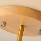 5 to 9 Inch Natural Finish Ceiling Light for Home Decor
