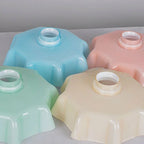 Vintage Adjustable Brass Wall Sconce with Glass Shade