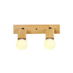 Modern Wooden Multi-Light Bathroom Vanity Light with Hardwired