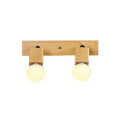 Modern Wooden Multi-Light Bathroom Vanity Light with Hardwired