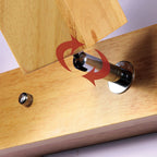 Modern Wooden Multi-Light Bathroom Vanity Light with Hardwired