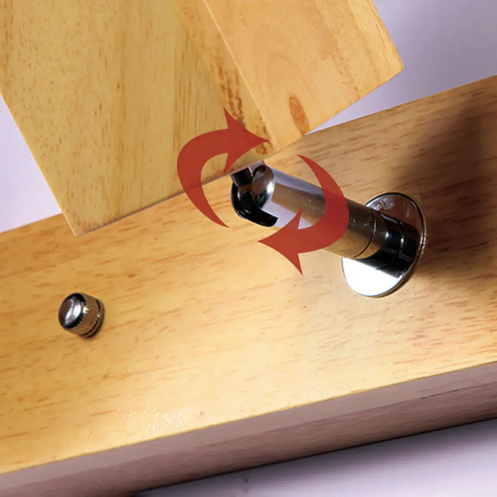 Modern Wooden Multi-Light Bathroom Vanity Light with Hardwired