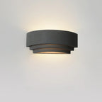 3 Tiers Wall Sconce with Concrete Shade for Outdoor Use