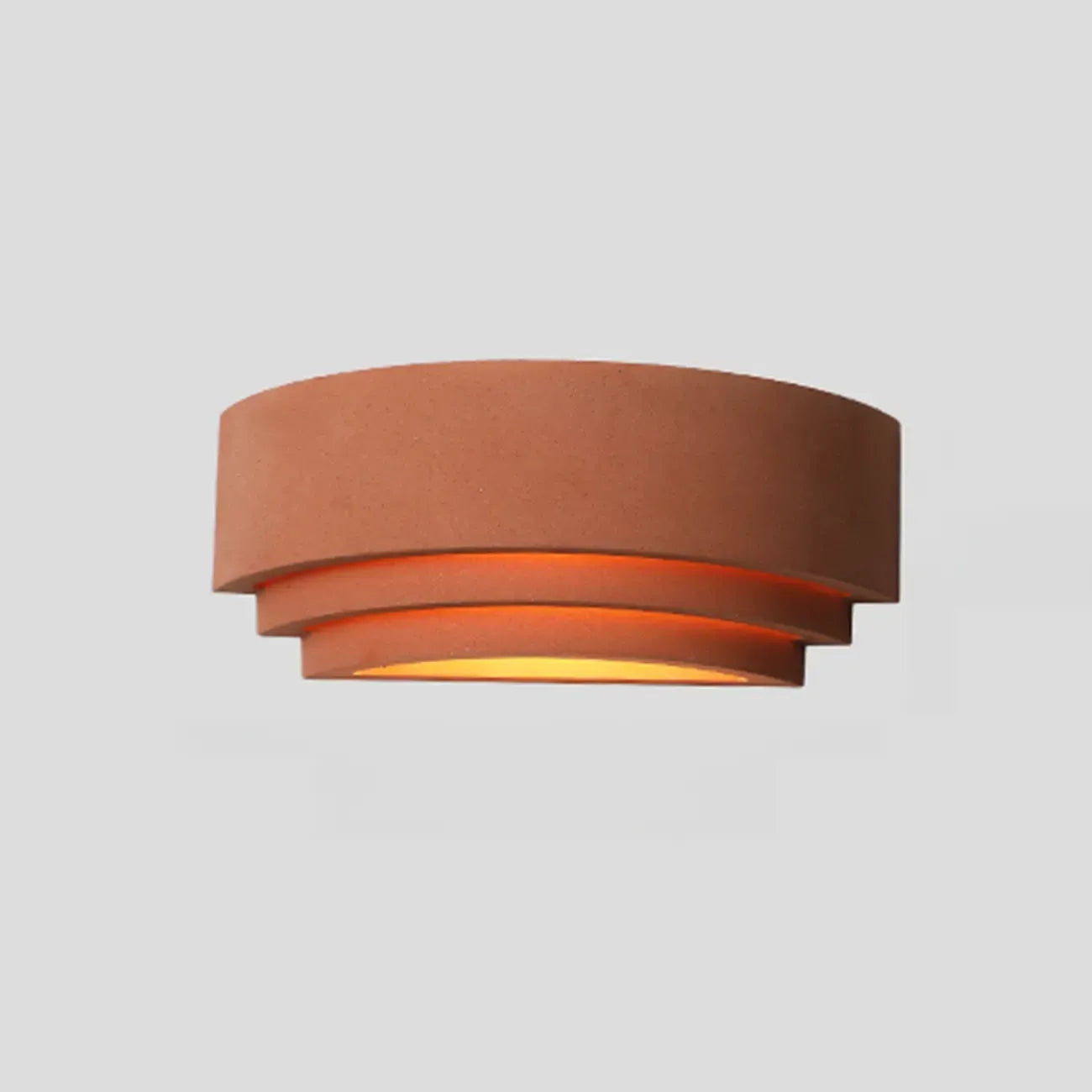 3 Tiers Wall Sconce with Concrete Shade for Outdoor Use