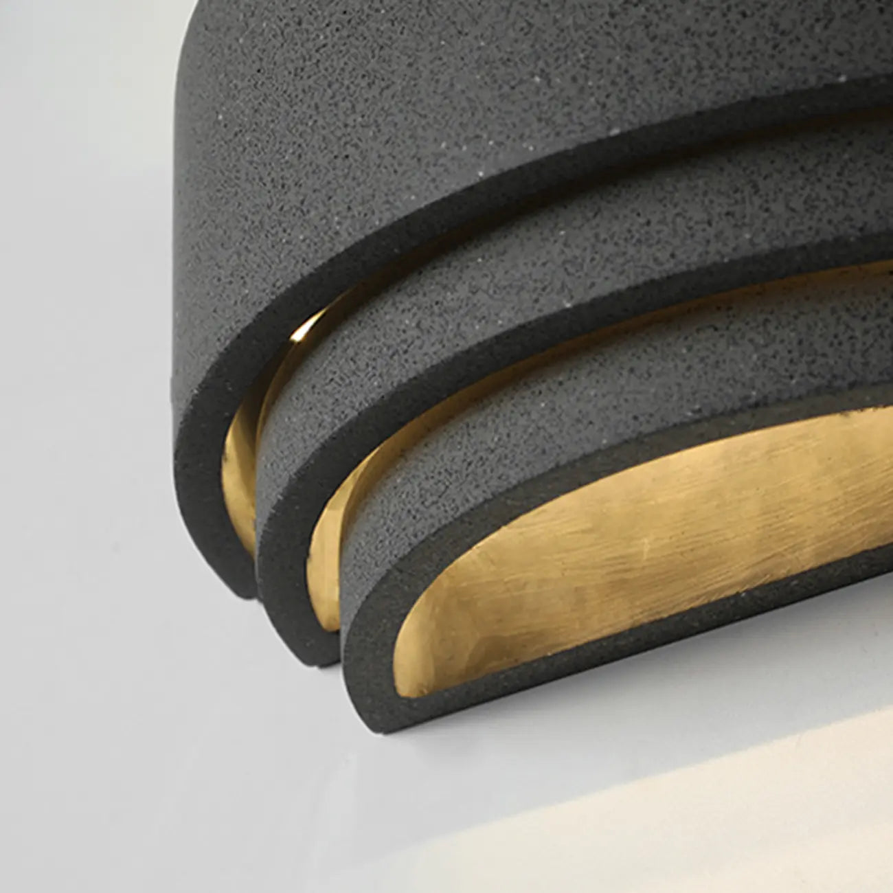 3 Tiers Wall Sconce with Concrete Shade for Outdoor Use