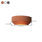 3 Tiers Wall Sconce with Concrete Shade for Outdoor Use