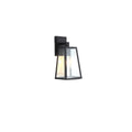 Industrial Metal Rectangle Glass Shade LED Outdoor Wall Light