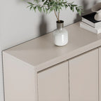 Modern Wood Shoe Rack with Drawers for Entryway