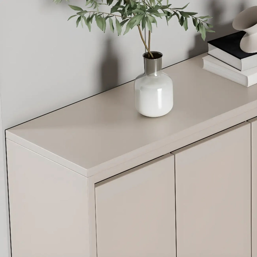 Modern Wood Shoe Rack with Drawers for Entryway