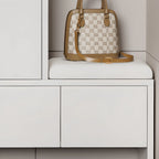 Modern Wood Shoe Rack with Drawers for Entryway