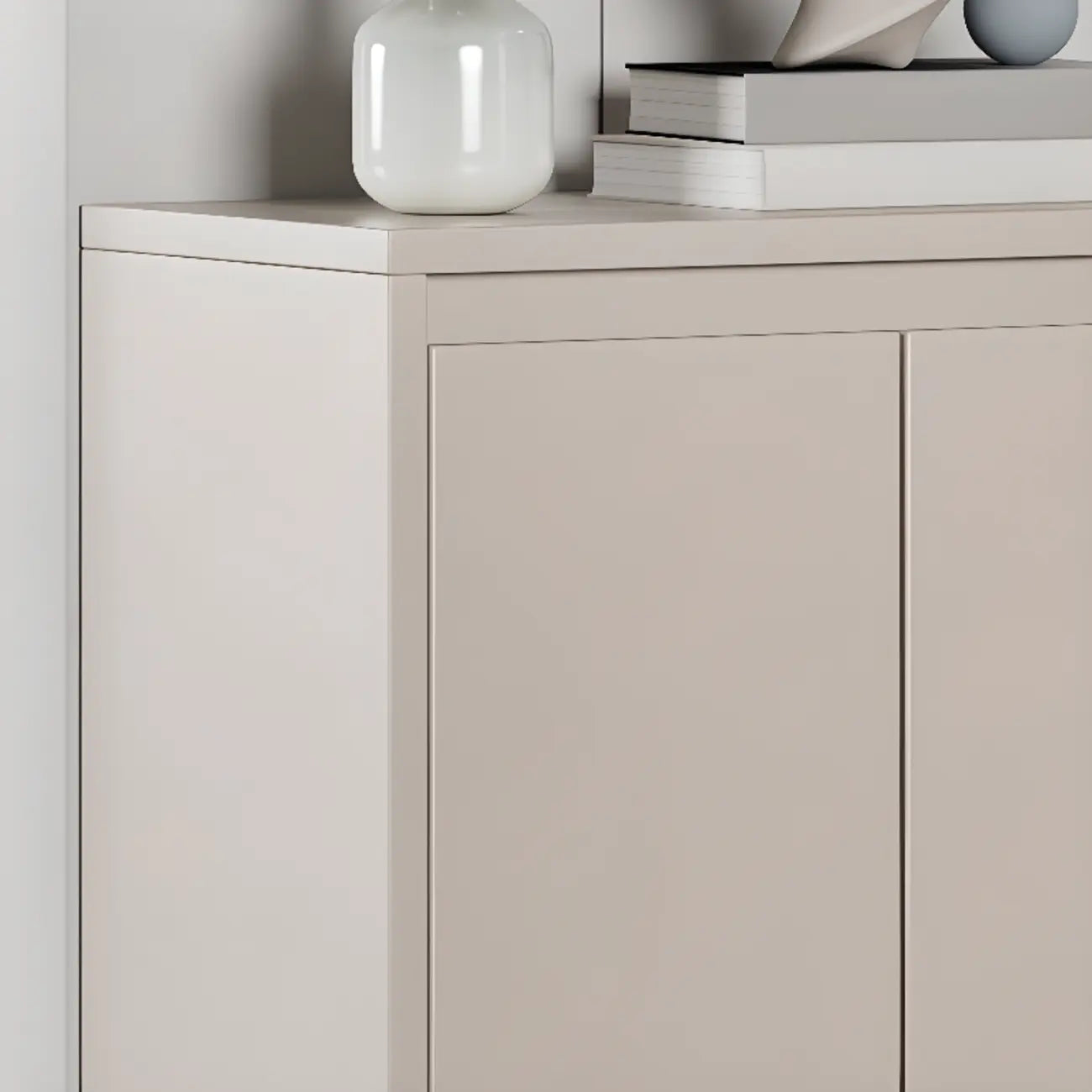 Modern Wood Shoe Rack with Drawers for Entryway